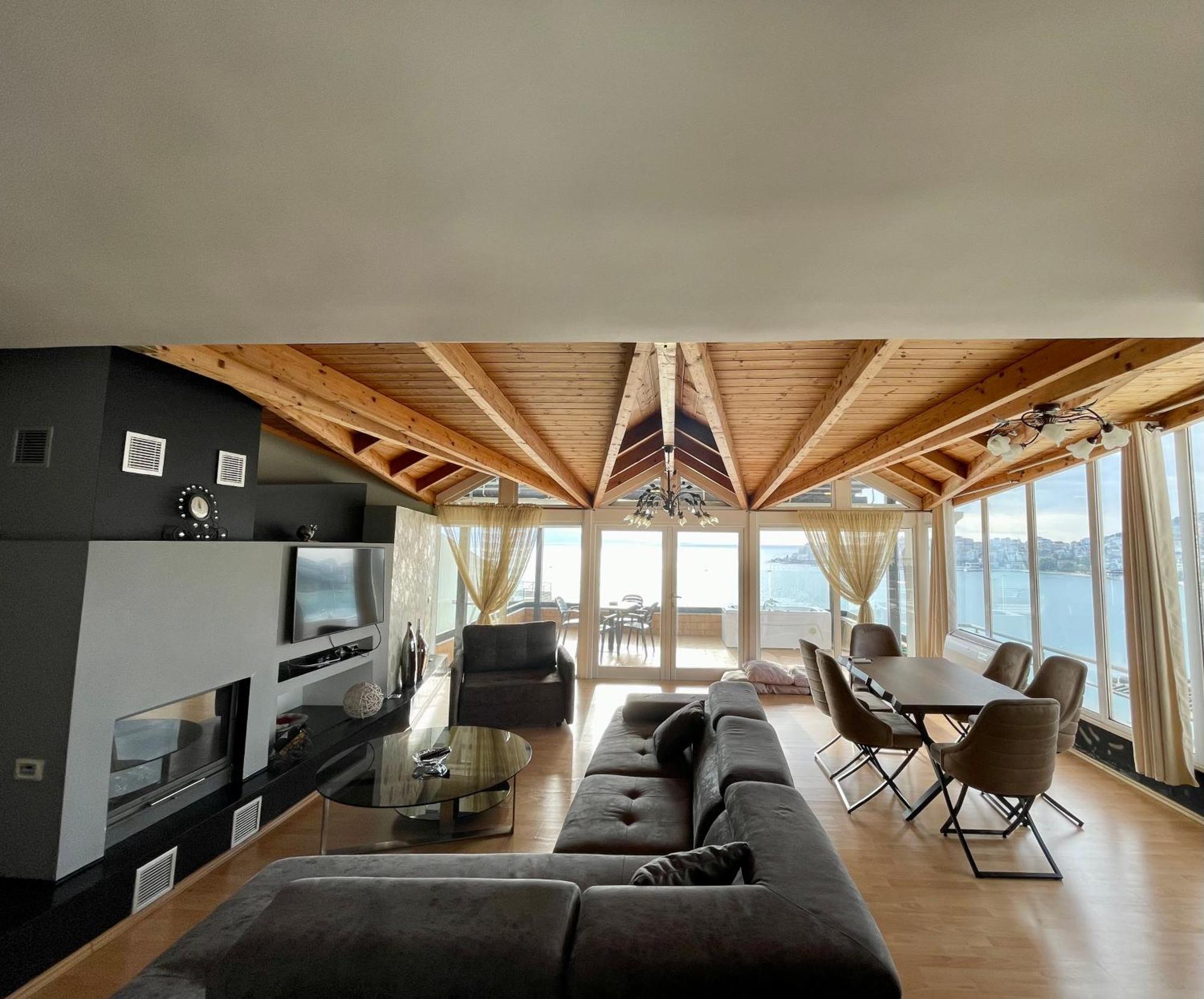 SarandëSeaview Golden Penthouseアパートメント エクステリア 写真