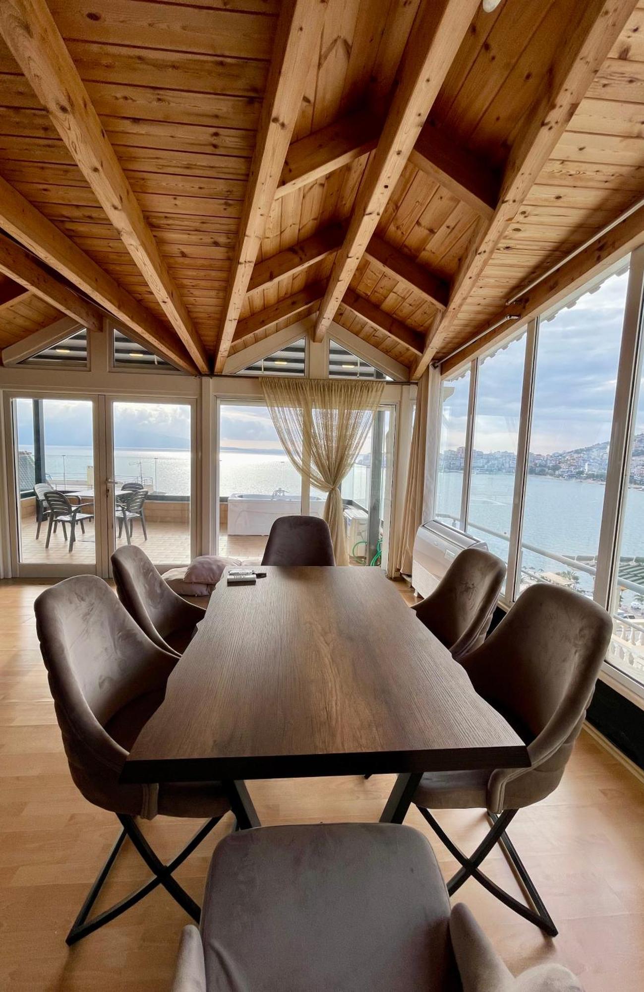 SarandëSeaview Golden Penthouseアパートメント エクステリア 写真