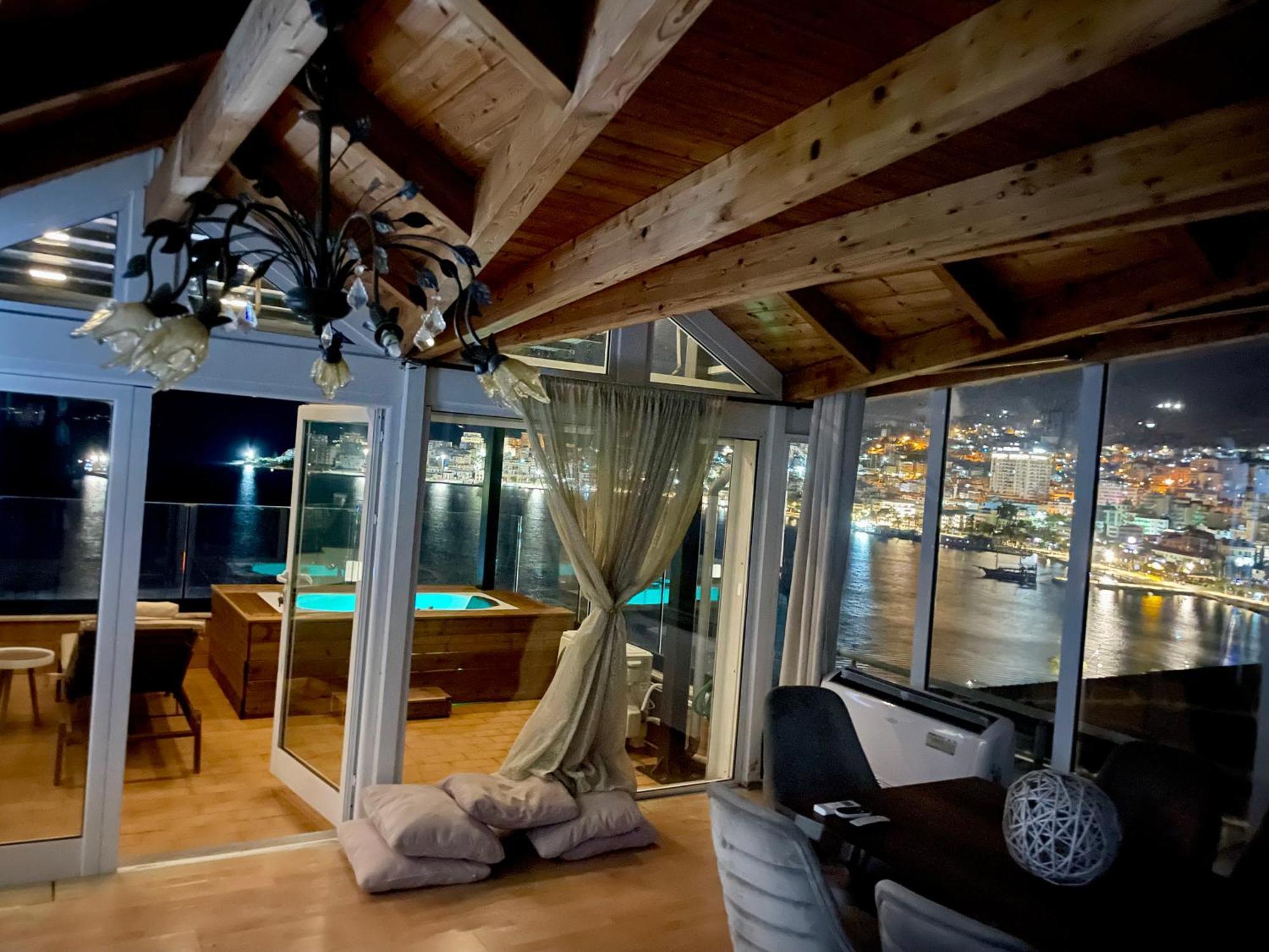 SarandëSeaview Golden Penthouseアパートメント エクステリア 写真